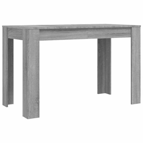 Matbord - VIDAXL - Sonoma Grå - 4 Platser - Skandinavisk Stil - Rektangulär