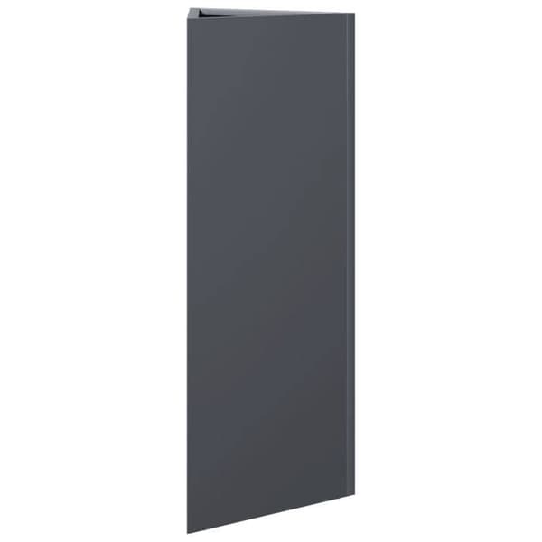 vidaXL Blomlådor 2 st antracittriangulär 30x26x75 cm stål 851148