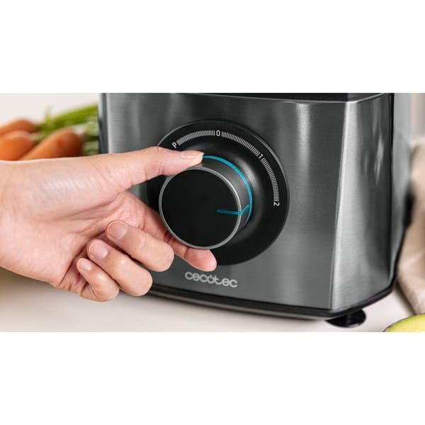 Mixern - CECOTEC - Paprika Hackare - 2000 W - 2 hastigheter + Pulse - Mörkgrå