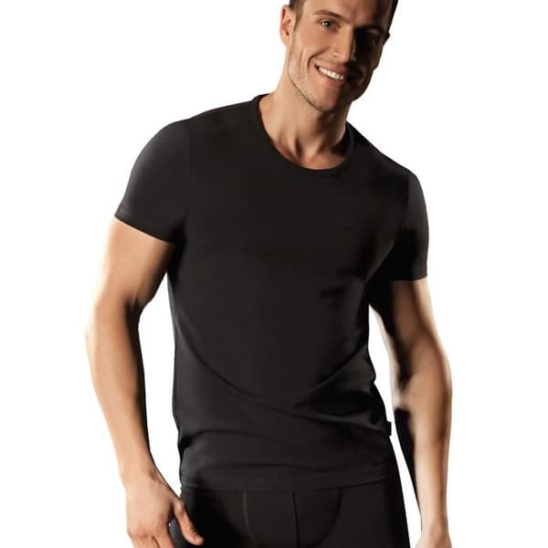 T-shirt i bomull Lisca Hermes - svart