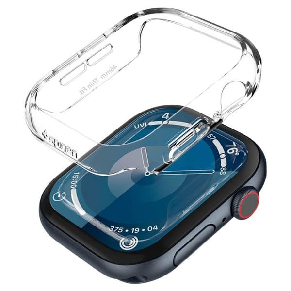 Coque för Apple Watch 10 42 mm - Spigen Thin Fit - Transparent