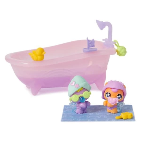 SPIN MASTER PAKET MED 2 HATCHIMALS + DUSCH FÄRGÄNDRING