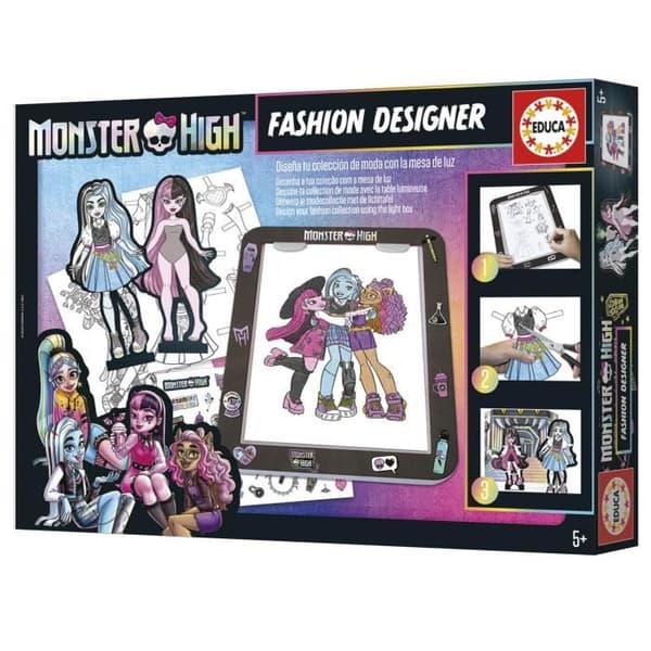 Modespel - EDUCA - Modedesigner Monster High