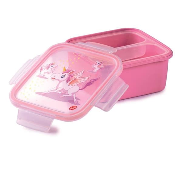 Lunchlåda - Snipslock - 795 - Enhörning - 0,80 l - Rosa - Barn