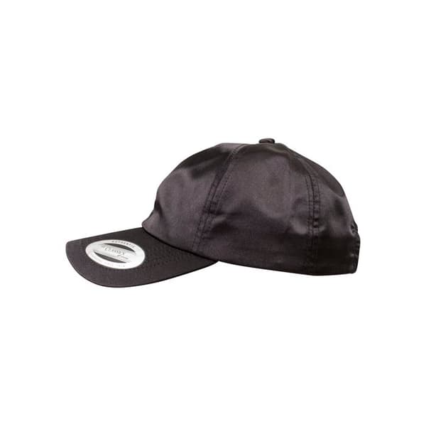 Keps - Flexfit - Låg profil satin - Ljusrosa - 100% polyester - Klassisk stil