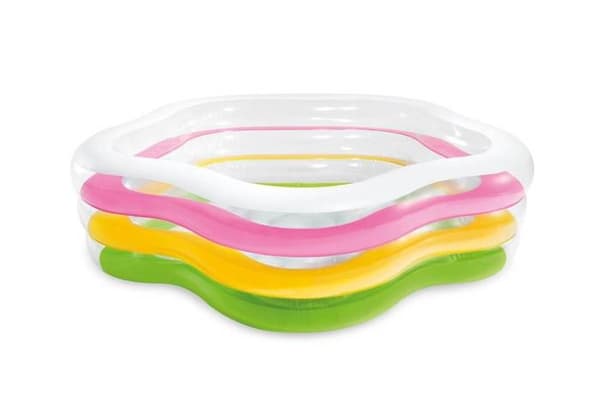 Stjärnformad pool 185 x 180 cm - Intex