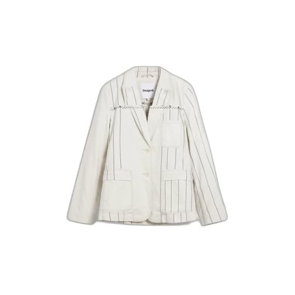 Kvinna Blazer Desigual Logan - vit