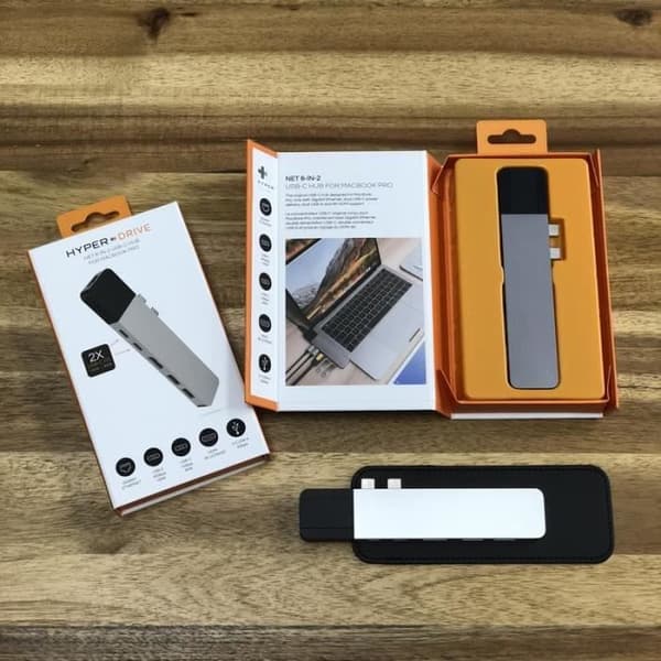 HYPER NET Hub USB-C MacBookPro - Grå