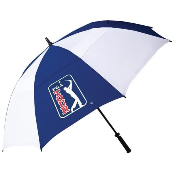 PGA TOUR vindtätt golfparaply - Vit & Blå