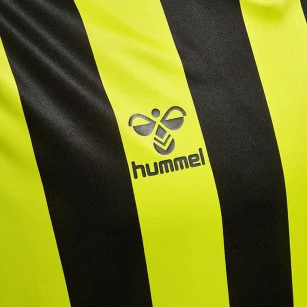 Hummel Striped Jersey - lime/svart - 3XL