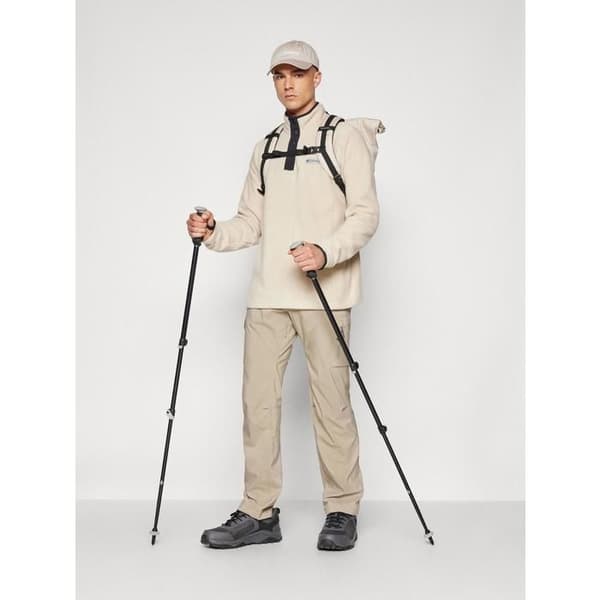 Fleece - COLUMBIA - Steens Mountain Half Snap II - Beige - 100% polyester - Knappkrage