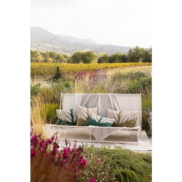 Coussin Vivaraise Nilos - Abysse, Lin-Bomull, 40x65 cm