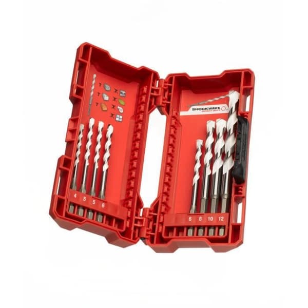 SET 8 DELAR MULTI-MATERIAL BORRBITS MILWAUKEE - 4932471112-Drill-Driver Tillbehör
