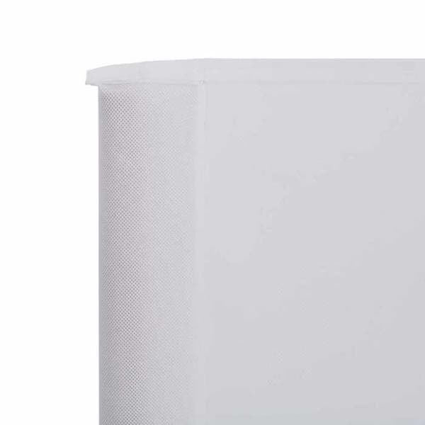 vidaXL 3 Panel Rumsavdelare Tyg 400x80 cm Sandvit