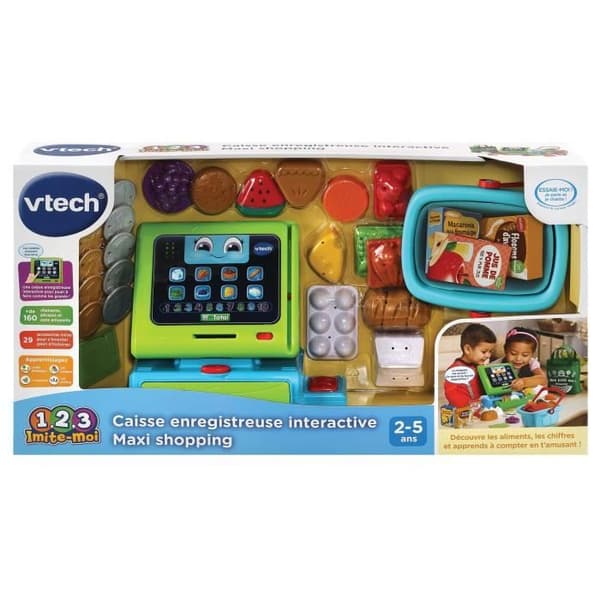 VTECH - 1,2,3 Imitate Me - Maxi Shopping Interactive Cash Register - Imitationsleksak för barn