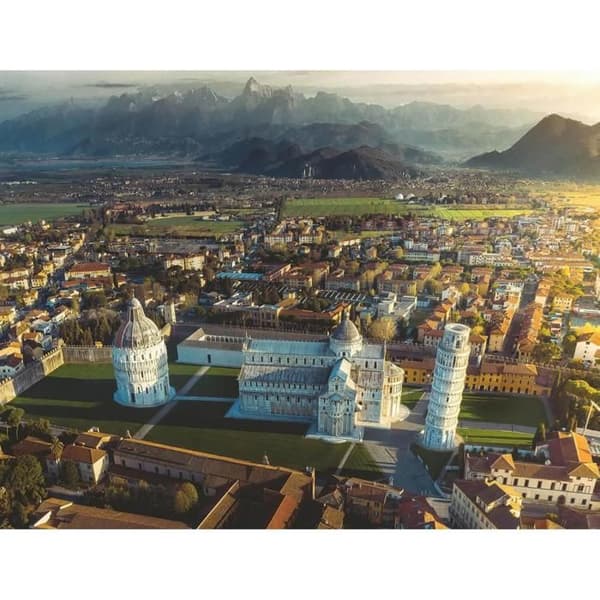 Pussel 2000 bitar: Pisa och Monte Pisano