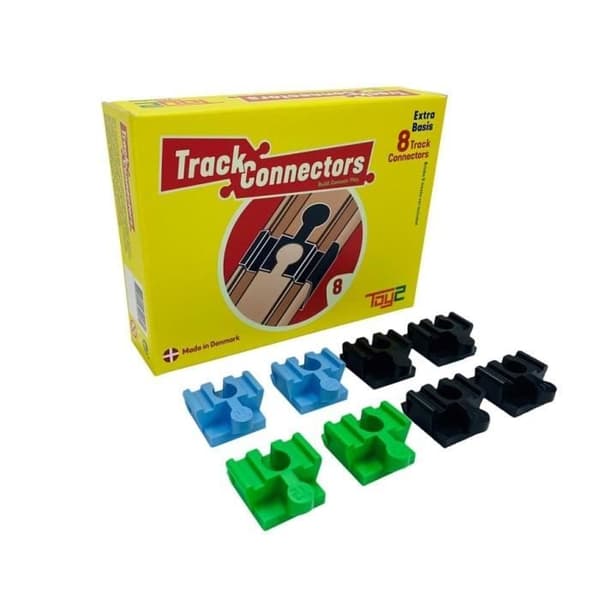 Byggsats - TOY2 - Extra Basic - 8 spårkontakter - BRIO & LEGO DUPLO kompatibel