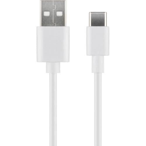 USB-kabel - MICRO CONNECT - USB3.1CCHAR05W - 0,5 m - USB A - USB C - Koppar