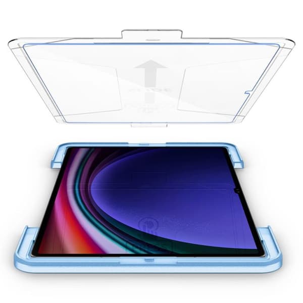 Härdat glas - Spigen - Galaxy Tab S9 Plus - Transparent - Glas.TR EZ-FIT - Optimal skydd