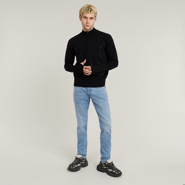 Slim jeans G-Star 3301 - midblue/blå