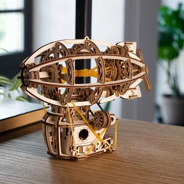 Steampunk Airship - Ugears - Trä 3D-pussel