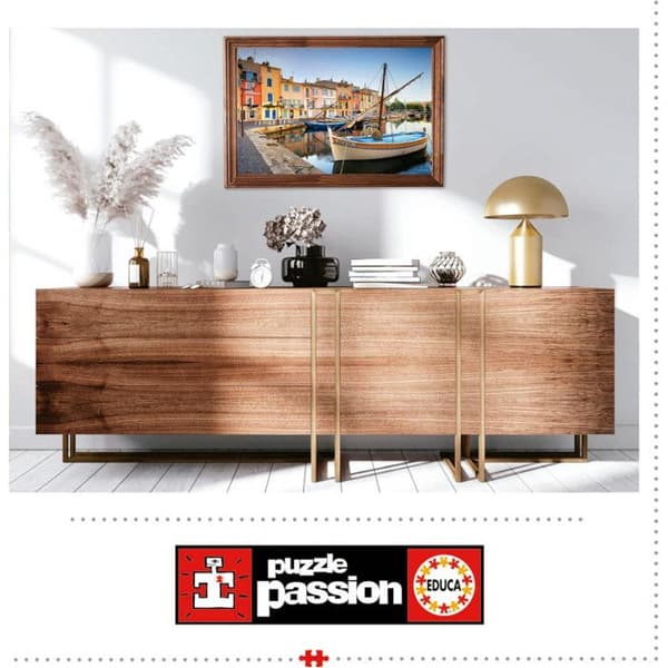 Pussel 1000 Bitar: Hamnen i Martigues, Provence