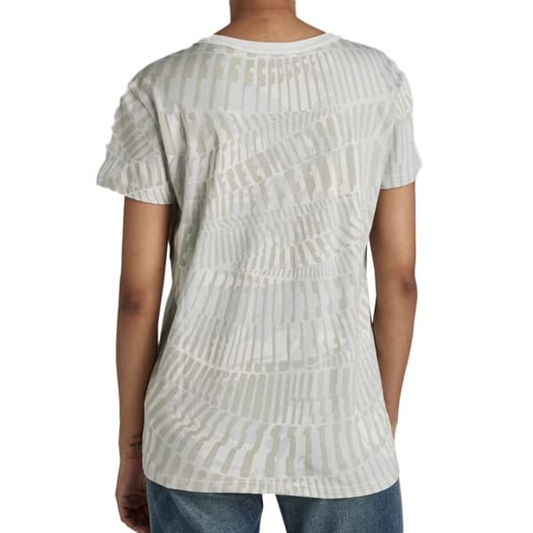 T-shirt Grå Dam All Over Print D21210