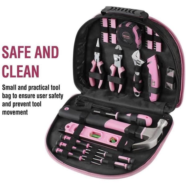 WORKPRO Verktygssats Rosa 103 Delar