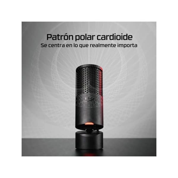 HyperX Solocast 2 USB kardioid mikrofon svart med 2 m kabel