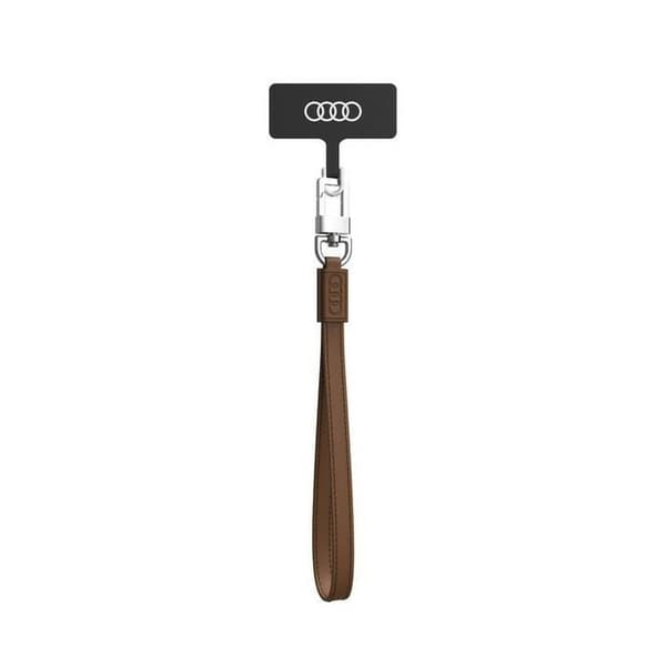 Telefonrem - AUDI - 28 cm - 10 mm - Läder - Brun