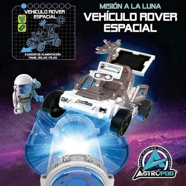 Rymdfordon Rover - NINCO - 23 Delar - Motoriserad - Solcell - Utbildande