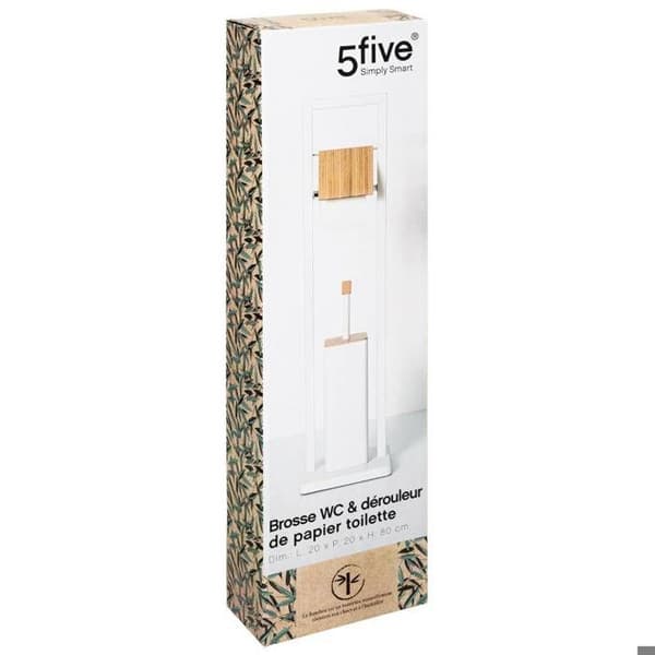 Rullare och borste "Naturéo" vit - 5 five simply smart