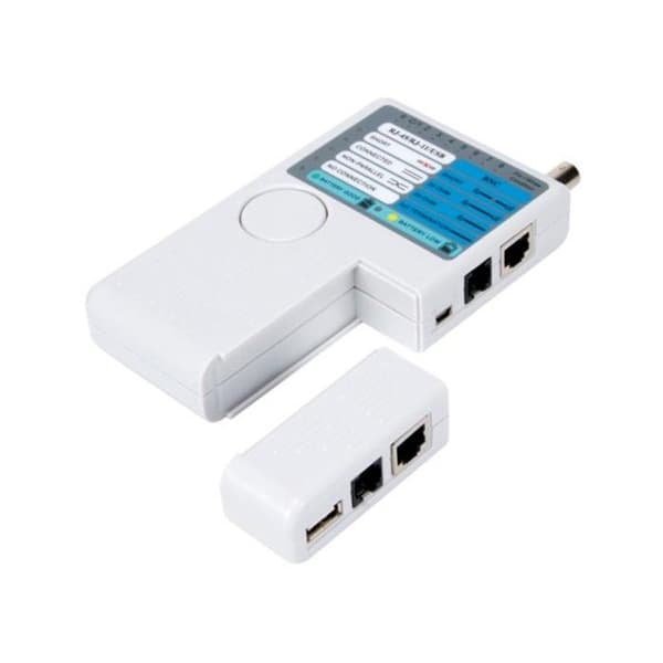 Kabeltester 5 i 1 - Velleman - VTLAN7 - USB - RJ-45 - Vit