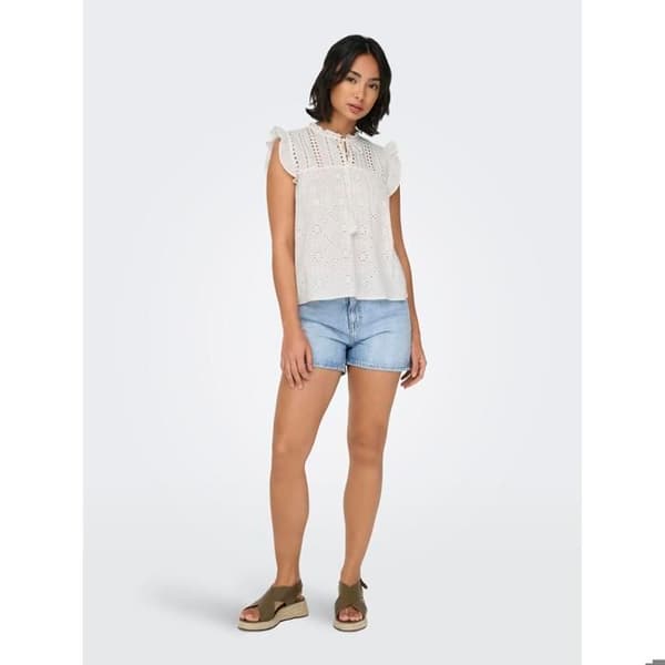 T-shirt dam Only Reva Life - cloud dancer