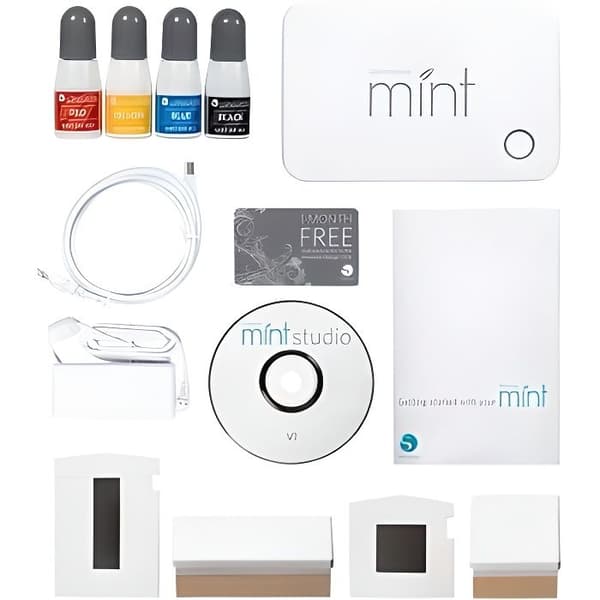 Silhouette MINT — Anpassad stämpelmaskin med kit och bläck