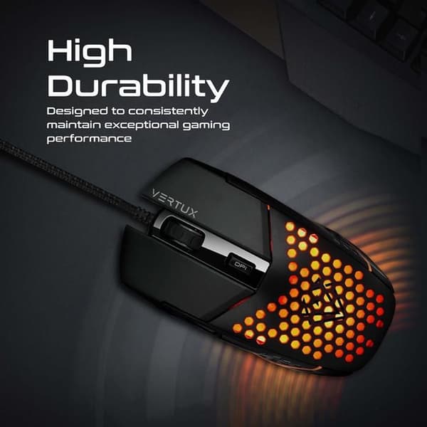 Souris Gaming Vertux Katana RVB 6 Knappar 6400DPI