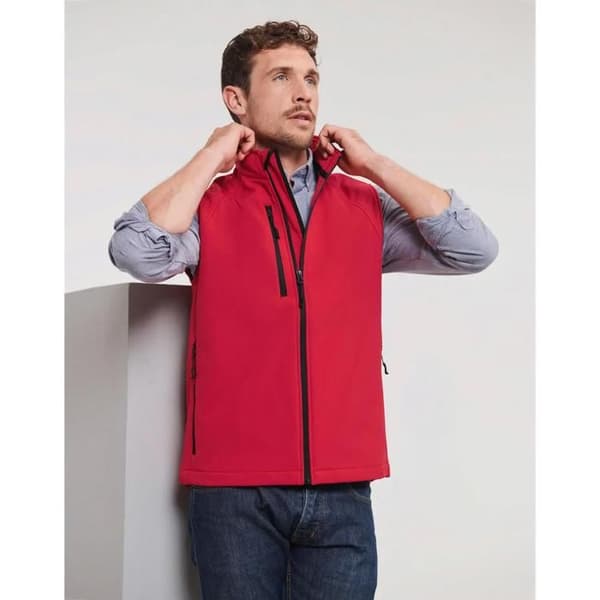 Väst utan ärmar softshell Russell Athletic