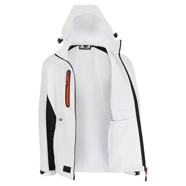 Softshell-jacka Herock Trystan - vit/svart