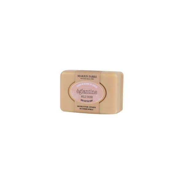 Savonnette 100g eglantine med sheasmör - Marius Fabre Jeune Ets