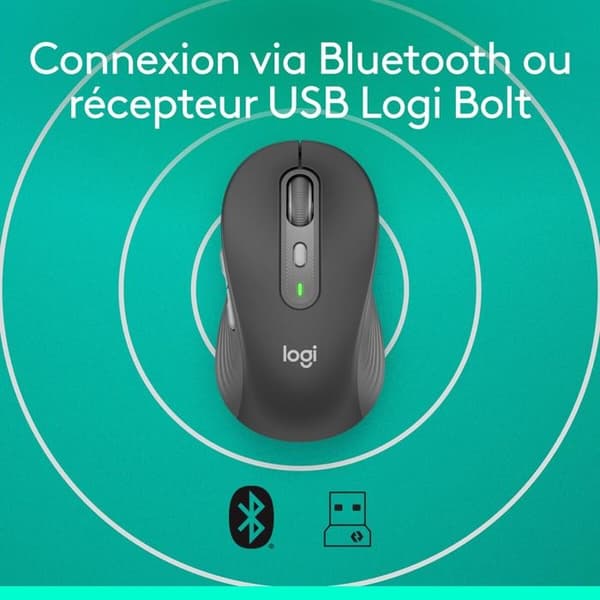 Logitech Signature Plus M750 L Trådlös och Bluetooth Stor Storlek