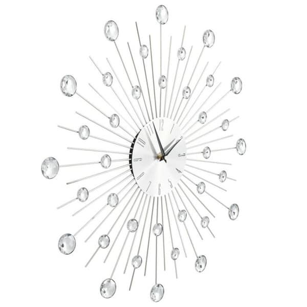 vidaXL Väggklocka Quartz Movement Modern Design Vardagsrum Pendelklocka 50642