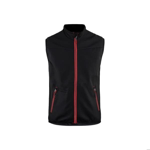 Väst utan ärmar softshell + stretch Blaklader