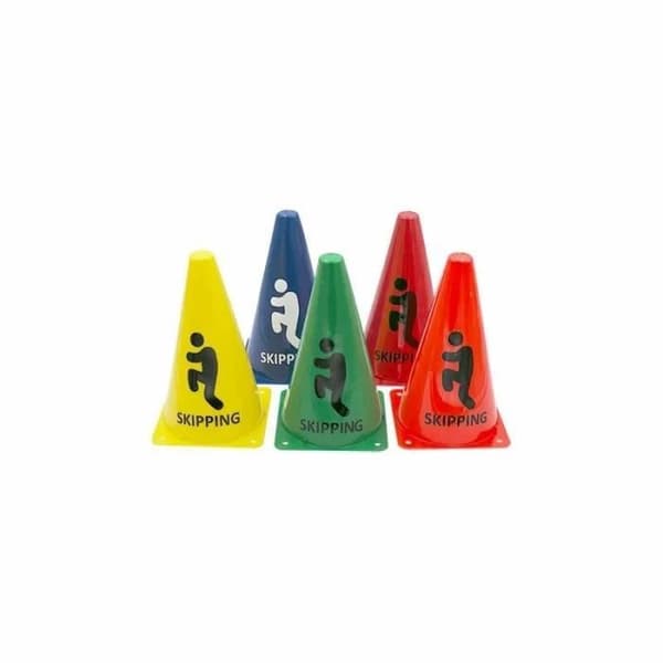 Träningskon - SOFTEE - Hopprep - Gul - 23 cm - Multisport