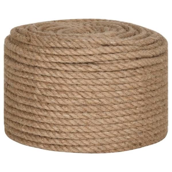 vidaXL 100% Jute Rep 12 mm 250 m