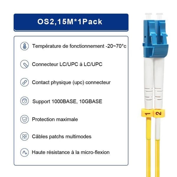 Switch - hub ethernet - injektor Flyprofiber - OS2 LC LC