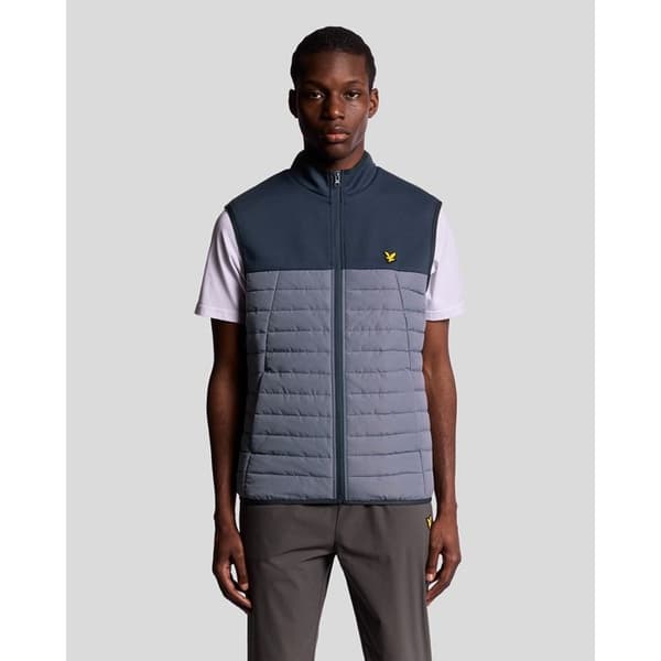Lyle & Scott hybrid väst i fleece