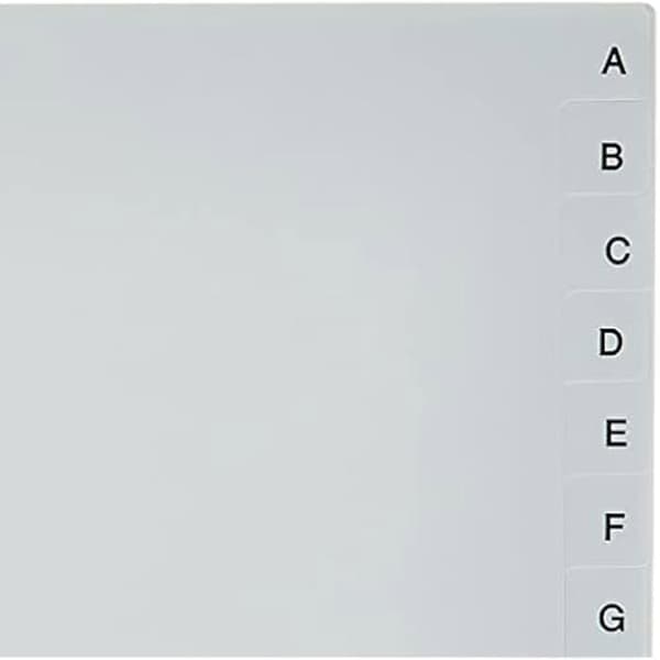 Abecedarium - ESSELTE - 47140 - A-Z - PP - Pappomslags B/N - Format A4