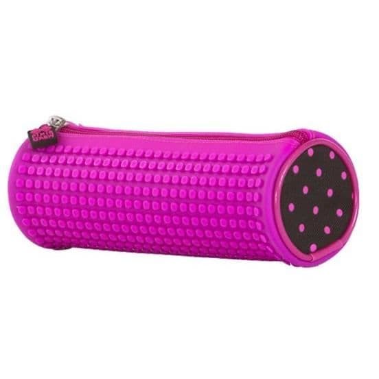 PIXIE CREW plånbok med silikonpanel och fuchsia pixlar 20 cm