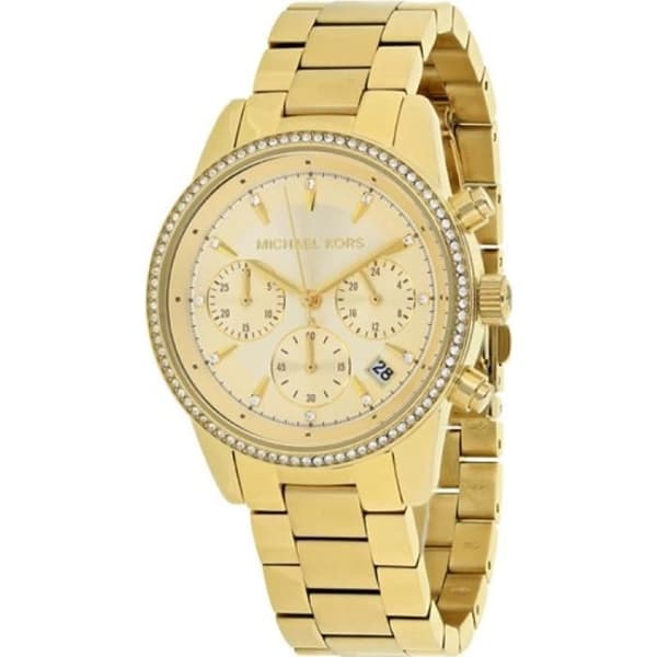 Klocka - Michael Kors - Ritz MK6356 - Rostfritt stål - Brun - Chic