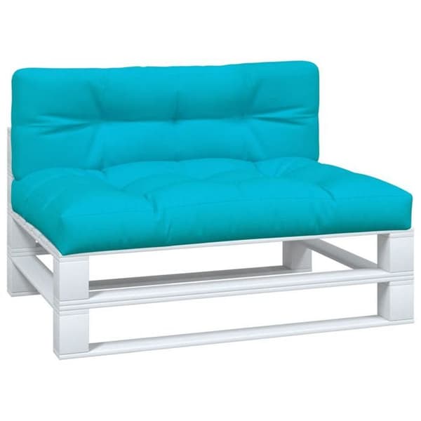 vidaXL Pallkuddar 2 st Turkos tyg 360754